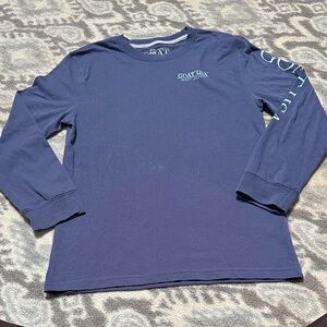 GOAT USA Kids Long Sleeve Shirt - Classic Blue